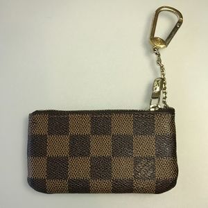 LOUIS VUITTON Damier Ebene Key Pouch